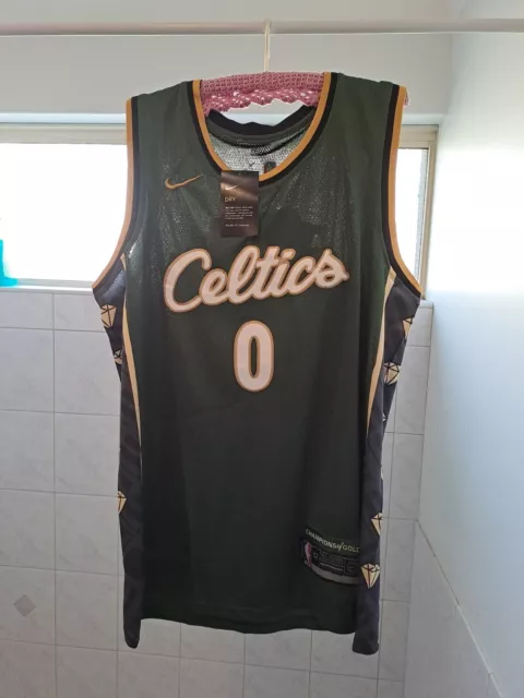 (With Tags) NBA XL Nike Jason Tatum City Boston Celtic Jersey