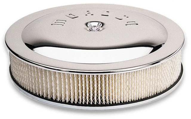 Moroso 65911 Flat Bottom Racing Air Cleaner Holley/Thermoquad/Quadrajet Carbs