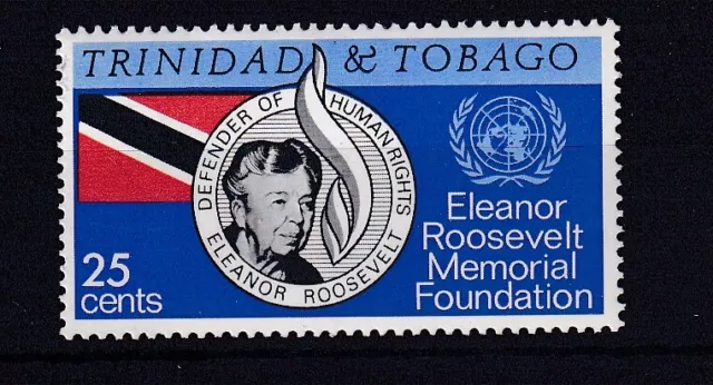 TRINIDAD AND TOBAGO 1965 Eleanor Roosevelt Memorial Foundation MNH