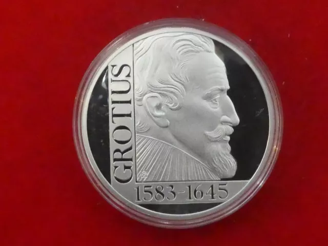 Niederlande, 25 ECU, Grotius, 1995, Silber, original, PP