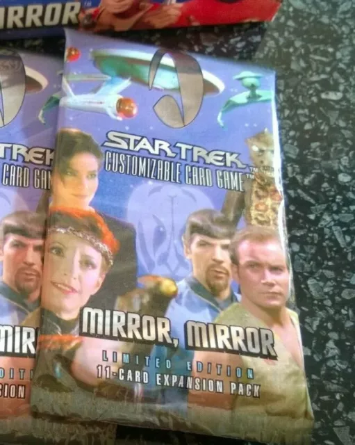 Star Trek The CCG's Mirror Mirror  Card Game Sealed Booster Pack Limited Edition