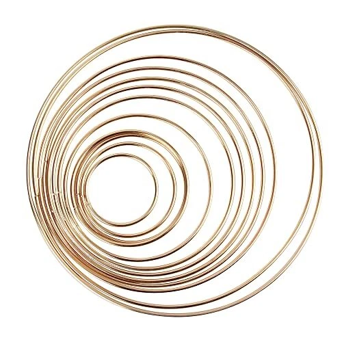 Metallringe Drahtringe Traumfänger Basteln Floral Hoops Ringe 12 Größen Me