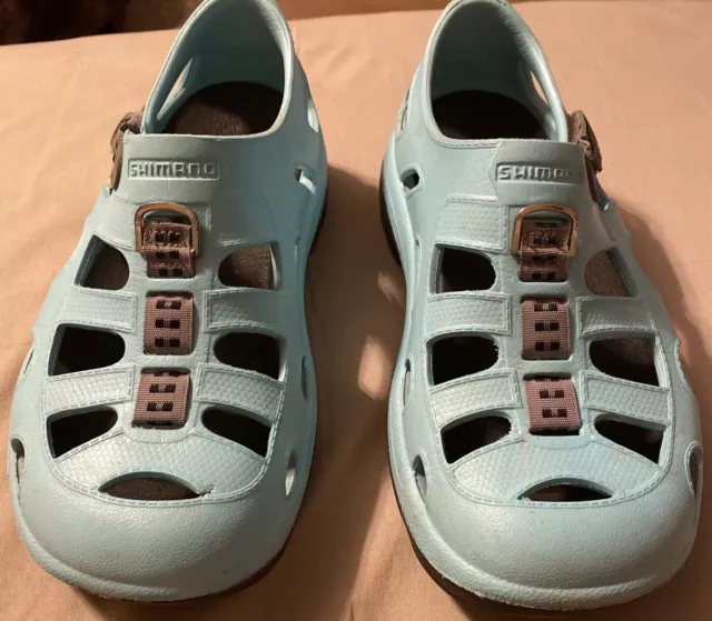 Shimano Evair Marine / Fishing or Water Shoes Sandals Womens 7 READ