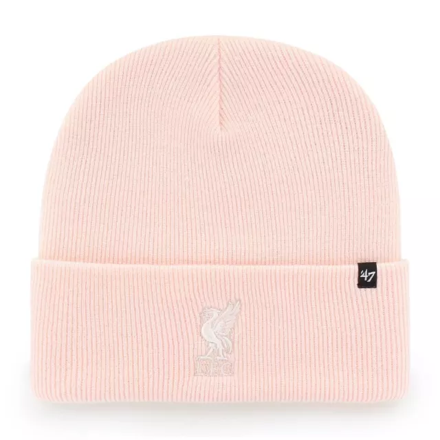 47 Brand Knitted Haymaker Cuff Beanie ~ Liverpool FC Pink