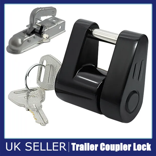 Trailer Hitch Coupling Lock Tow Towing Tongue Latch Hitch Lock Anti Theft Secure