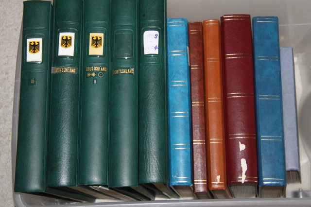 Große Briefmarken Sammlung Deutschland in 11 Alben - 18 KG Material