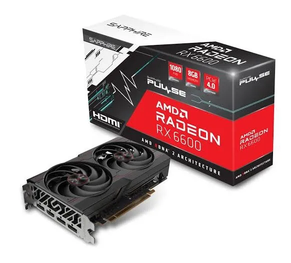 SAPPHIRE PULSE AMD Radeon RX 6600 8GB GDDR6 Graphics Card