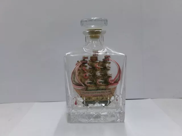 Antique Vintage Ship in a Bottle. NIKKA Ltd. Liquor Bottle Japan Antique Vintage Ship in a Bottle. NIKKA Ltd. Liquor Bottle Japan