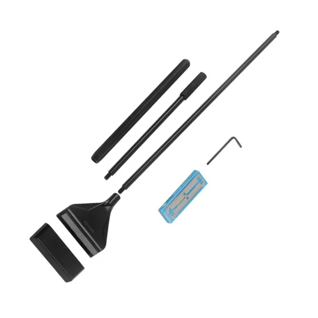 Aquarium Scraper Cleaner with 10 Stainless Steel Blades for Fish Reef Plant Tank