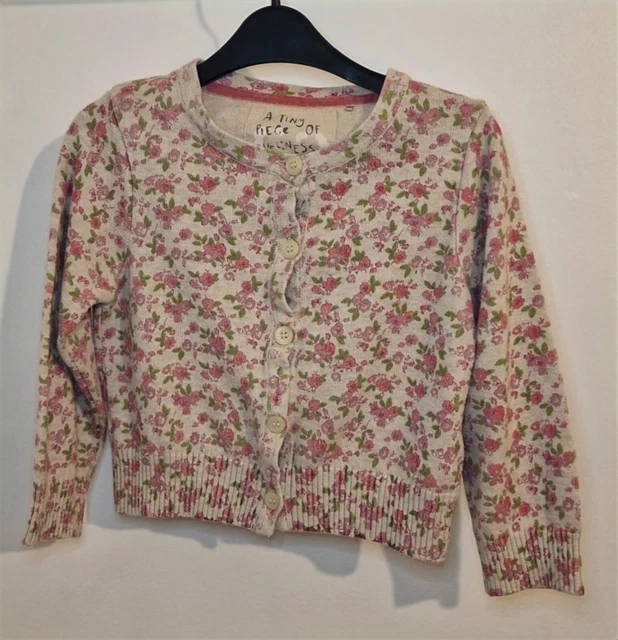 Pacchetto Vestiti Ragazze Età 2-3 Y. Velluto A Coste Abito, Jamper, T-Shirt.usato. 7