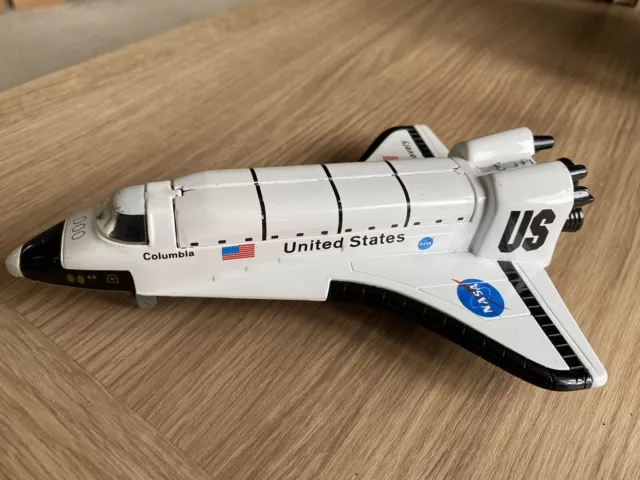 NASA Columbia Space Shuttle Die Cast Pull Back Toy