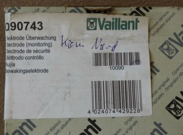 Vaillant Überwachungselektrode 090743 Neu und unbenutzt