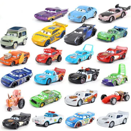 Disney Pixar Cars Lot Lightning McQueen 1:55 Toys Gift Diecast Model Car Loose