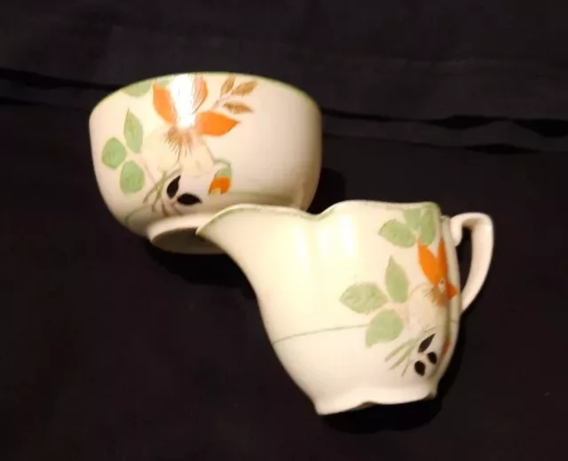 Vintage Johnson Brothers Milk  Or Cream Jug And Sugar Bowl