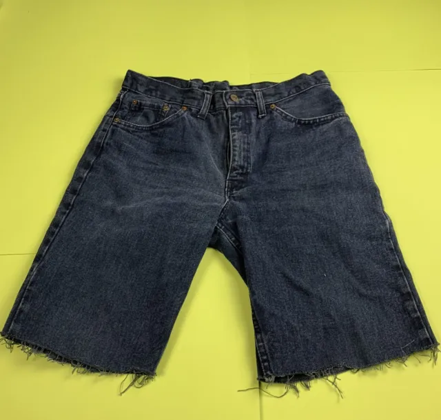 Vintage Levi's Denim Short Jean Shorts Cut Offs 32" Size 12 Unisex Summer Beach
