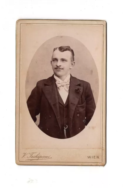 CDV Foto Herrenportrait - Wien um 1890