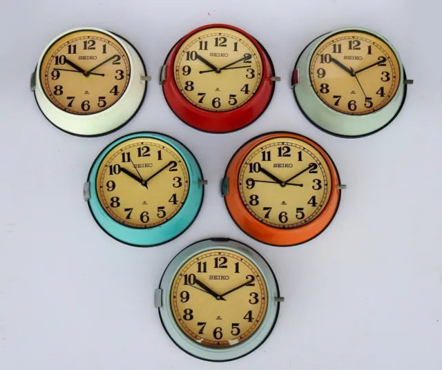 Conjunto de 6 piezas Vintage Marítimo Seiko Relojes Esclavo Navegación...