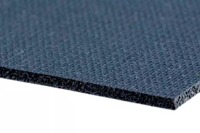 Silicone Sponge Rubber Sheet U.S. Closed Cell 1/8" Thick  x 6" x 6" Dark Grey