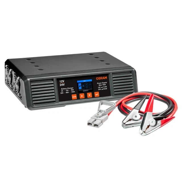 CARICABATTERIA AUTO CAMION CAMPER PROFESSIONALE PRO 100A 12 24V FINO A 1000Ah