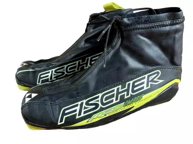 Fischer RCS World Cup Carbon Shell Cross Country Ski Boots Size EU39 US7 for NNN