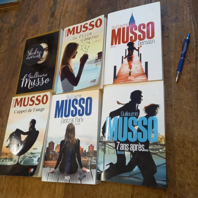 SET OF 6 Books Guillaume Musso Central Park 7 Years After Demain L