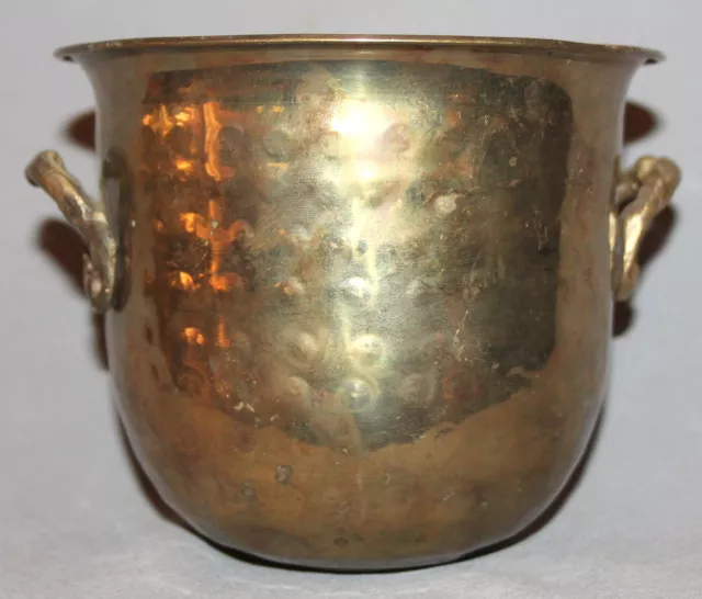 Antique Art Deco Brass Bowl Cup