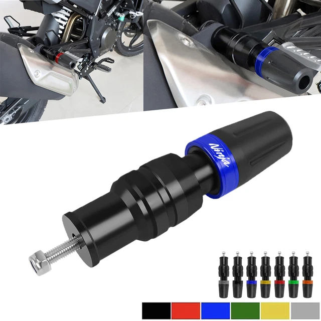 CNC Exhaust Sliders M8 Crash Frame Protector For Kawasaki Ninja 250 300 400 650