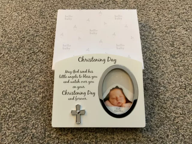 Christening Day Picture Frame - New Boxed