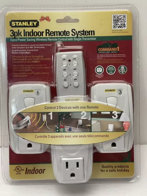 Stanley Remote Control System Wireless Indoor/Outdoor Set 0686140511868