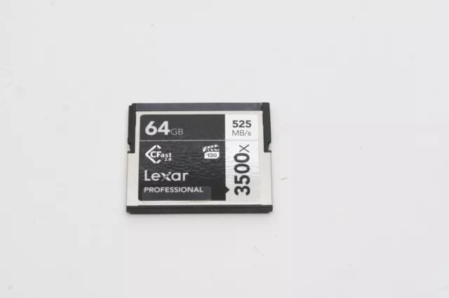 Lexar Professional 3500x 64GB CFast 2.0 Memory Card 525 MB/s