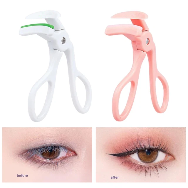 Recourbe-cils Coussinets en silicone Poignée ergonomique Curling Pince à
