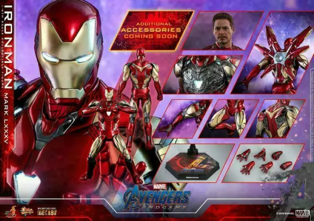 1/6 Hot Toys MMS528D30 Avengers: Endgame Iron Man Mark MK85 LXXXV Figura giocattoli