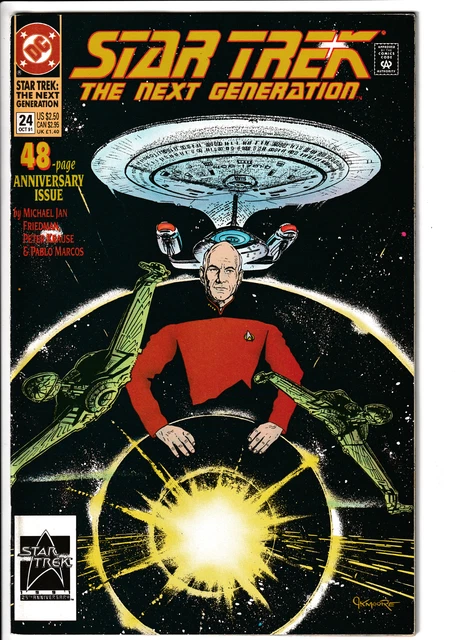 Star Trek The Next Generation #24 "DC Comics" Vg Comic Book