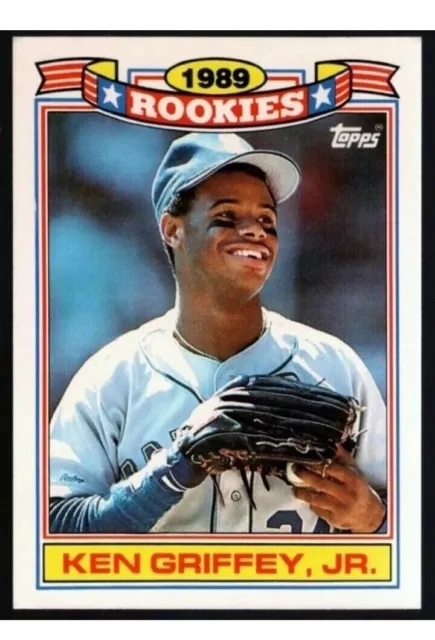 1989 KEN GRIFFEY JR. Topps Glossy 1990 Rookie Commemorative Card #11 NRMT