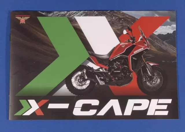 Prl) Moto Morini X-Cape Bike Catalogo Brochure Depliant Biker Italy