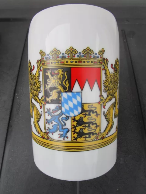 0,5 L Bierkrug Wappen Bayern Löwe siehe Fotos