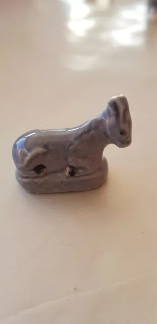 (G) Fève Animaux de la Crèche  Ane
