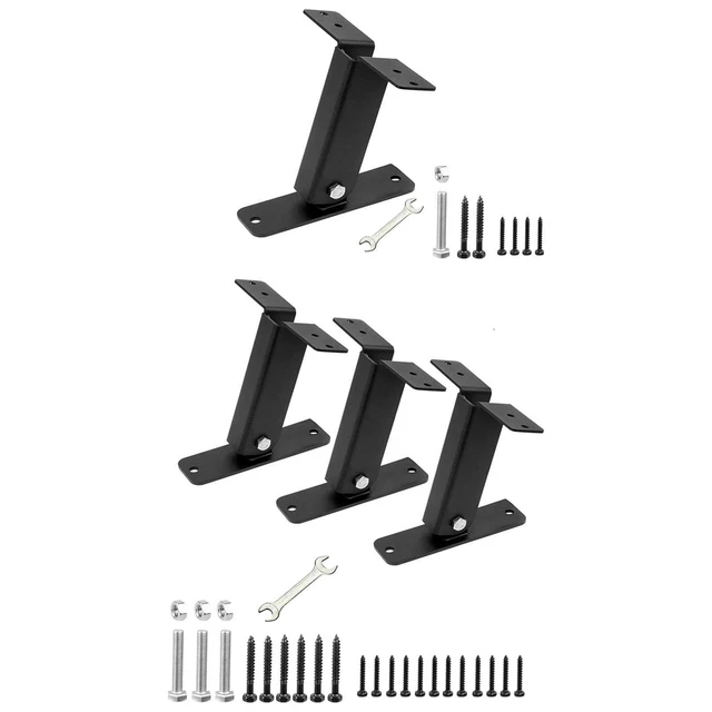 Bracket Support For Riser ROOF RISER BRACKETS Pergola Support Brackets,Black Hardware with £43.39 ...