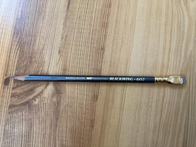 Vtg used Eberhard Faber Blackwing 602 Woodclinched Pencil USA