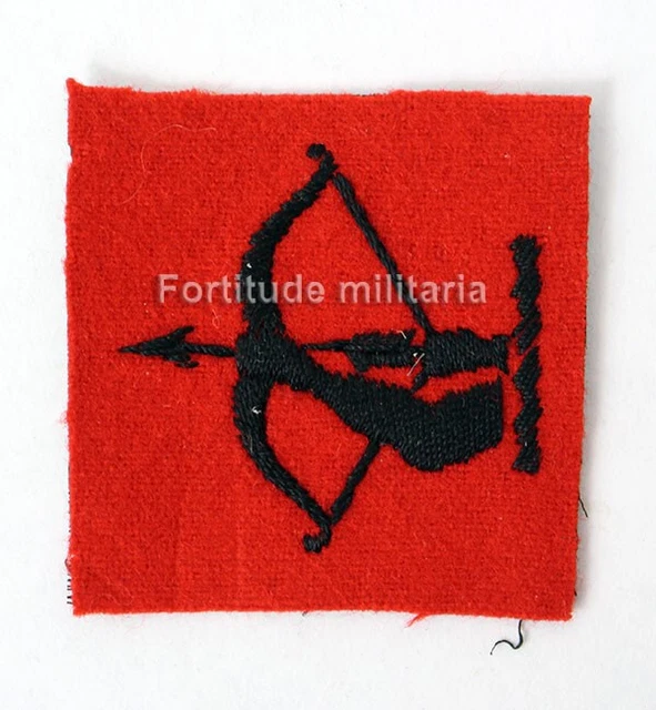 INSIGNE DE BRAS Anglaisaircraft commandoBRITISH ARMY WW2 (matériel