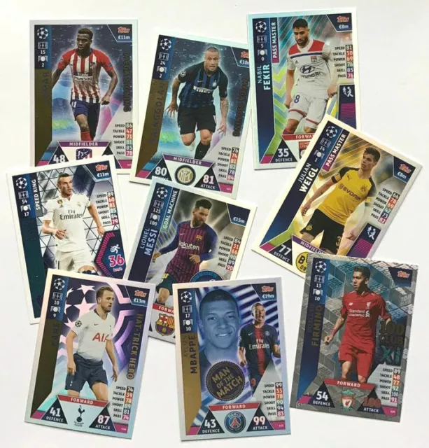 Match Attax Special Cards Champions League 18/19 2018/19 - Choose From All -