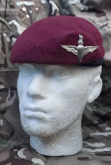 Para Parachute Regiment Beret & Kings Crown Cap Badge Small Crown Airborne New