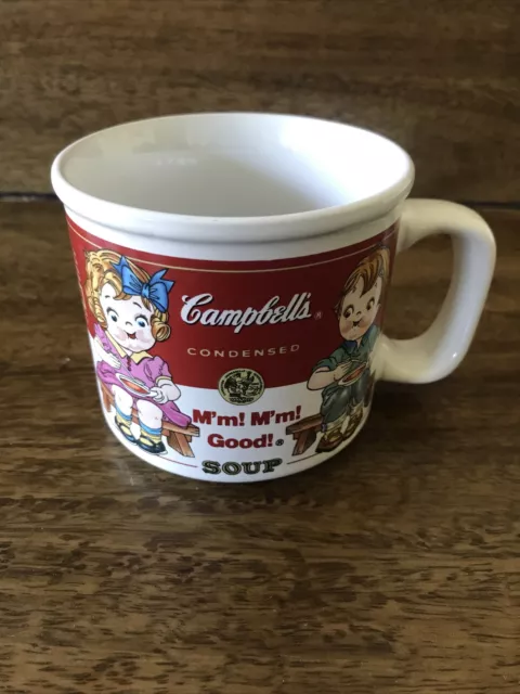 Vintage 1993 Campbell's Kids Soup Mug M'm! M'm! Good! 14 Oz. Coffee Tea Cup