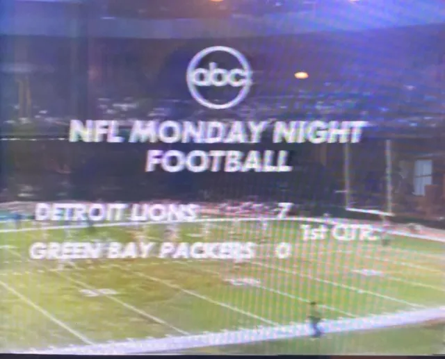 1972 MNF - Green Bay Packers at Detroit Lions DVD Rare