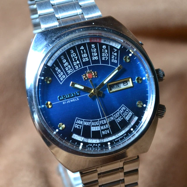 JAPANESE WATCH ORIENT College Perpetual Multi Year Calendar Automatic