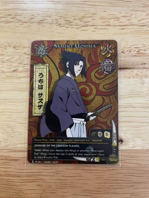 Sasuke Uchiha SP NR-SP-005 Ultra Rare Naruto Card Kayou Official TCG