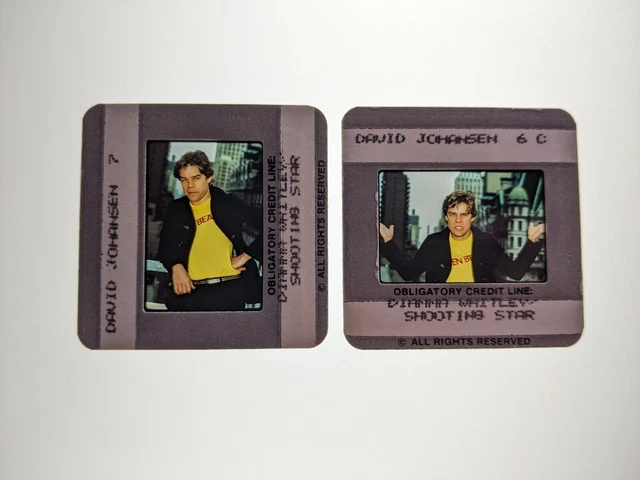 Dw5-454 David Johnson Lot (2) 35Mm Orig Slide Via Dianna Whitley