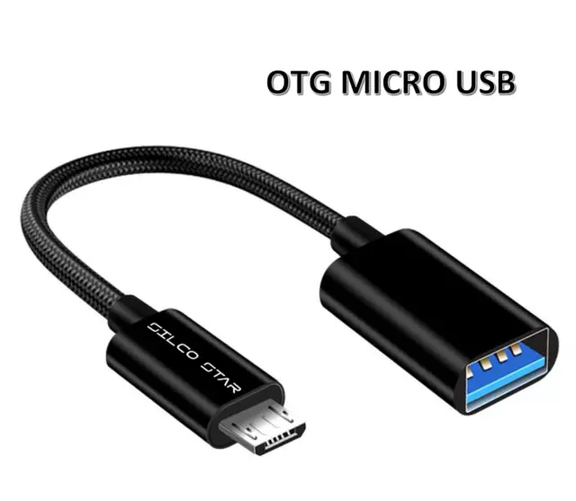 USB Micro to USB Female OTG Cable Adapter For Lenovo Tab 3 10  [ 10.1" ]