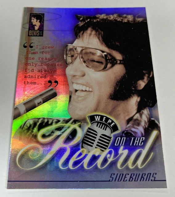 2007 Press Pass Elvis Is On the Record Holofoil #OR3 (Sideburns)