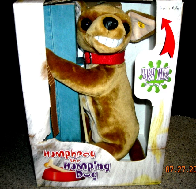 VINTAGE HUMPHREY THE Humping Dog by Gemmy New Chihuahua In Box Gag Gift